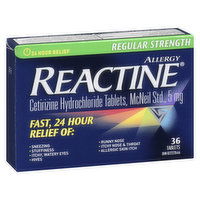 Reactine - Allergy Non Drowsy Regular Strength - 5mg, 36 Each