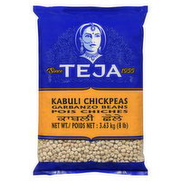 Teja - Kabuli Chickpeas Garbanzo Beans, 8 Pound