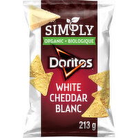 Doritos - Simply Organic Tortilla Chips, White Cheddar