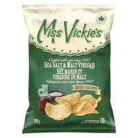 Miss Vickies - Sea Salt & Malt Vinegar, Potato Chips, 200 Gram