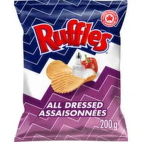 Ruffles - Potato Chips, All Dressed, 200 Gram