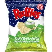 Ruffles - Potato Chips, Sour Cream And Onion