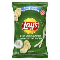 Lay's - Potato Chips, Sour Cream & Onion - Family Size