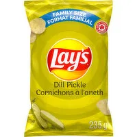 Lay's - Potato Chips, Dill Pickle - Family Size, 235 Gram