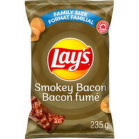 Lay's - Potato Chips, Smokey Bacon - Family Size