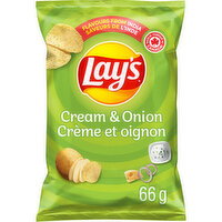 Lay's - Potato Chips, Cream & Onion, 66 Gram