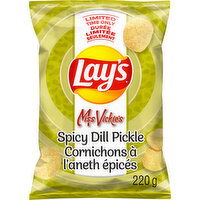 Lay's - Potato Chips, Miss Vickie's Spicy Dill Pickle, 220 Gram