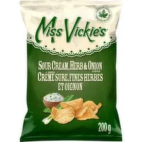 Miss Vickie's - Sour Cream Herb &Onion Potato Chips