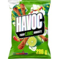 Havoc - Fiery lime tortilla chips, 280 Gram