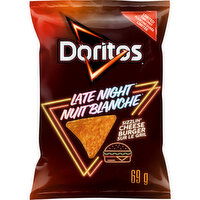 Doritos - Late Night Tortilla Chips, Sizzling Cheeseburger, 69 Gram