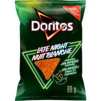 Doritos - Late Night Tortilla Chips, Creamy Jalapeno Popper, 69 Gram