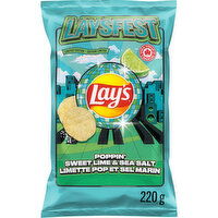 Lays - Limited Edition Poppin' Sweet Lime & Sea Salt, 220 Gram