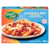 Bassilis Best - Sausage & Beef Rigatoni, 300 Gram