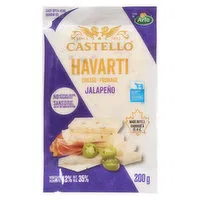 Arla - Havarti Cheese Block Jalapeno, 200 Gram