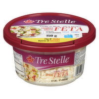 Tre Stelle - Crumbled Garlic & Herb Feta Cheese, 150 Gram