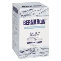 Bernardin - Wide Mouth Snap Lid & Bands, 12 Each