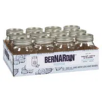 Bernardin - Regular Mason Jars, 12 Each