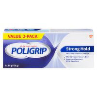 Poligrip - Strong Hold Twin Pack, 68 Gram