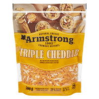 Armstrong - Cheese - Triple Cheddar, Shredded, 500 Gram