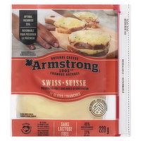 Armstrong - Swiss Cheese Sliced, 220 Gram