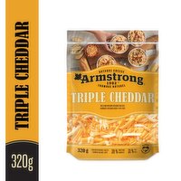 Armstrong - Triple Cheddar Shredded Cheese, 320 Gram