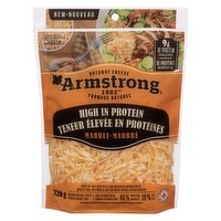 Armstrong - High In Protein Marble Cheddar Shredded Cheese, 320 Gram