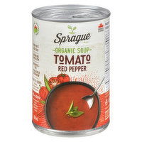 Sprague - Soup Tomato Red Pepper Organic, 398 Millilitre