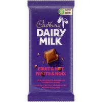 Cadbury - Dairy Milk Chocolate Fruit & Nut Bar