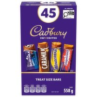 Cadbury - Assorted Chocolate, 45 Treat Size Bars, 45 Each