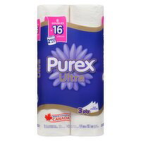 Purex - Ultra Bathroom Tissue, 8 Double Rolls, 8 Each