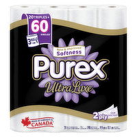 Purex - Ultra Luxe 20 Triple Rolls, 20 Each