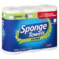 Sponge - Sponge Towel Ultra Cas Double 3Eq6, 3 Each