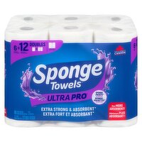 Sponge Towels - Ultra Pro Double Rolls, 6 Each