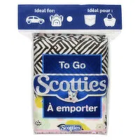 SCOTTIES - Facial Tissue To Go, 8 Each