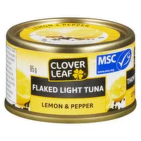 Clover Leaf - Flaked Light Tuna - Lemon & Pepper