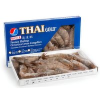 Thai Gold - Frozen White Shrimp, Head On, 380 Gram