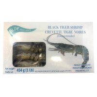 Blue Excellence - Black Tiger Shrimp H/O 26/30, 1 Each