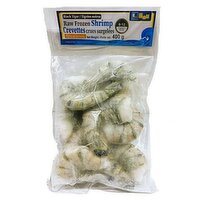 Black Tie - IQF Black Tiger Shrimp, Head On, Easy Peeled, 400 Gram