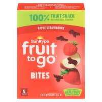 Sunrype - Fruit To Go Apple Strawberry Bites, 112 Gram