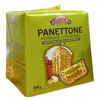 AURORA - Panettone Authentic Italian Cake - Pistachio, 800 Gram