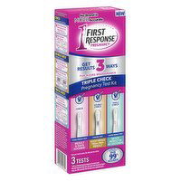 First Response - Triple Check Pregnancy Test, 3 Each