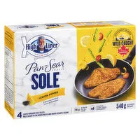 High Liner - Pan Sear Wild Caught Sole - Lemon Pepper, 540 Gram