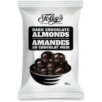 Foley's - Dark Chocolate Almonds, 100 Gram