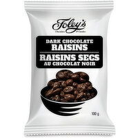 Foley's - Dark Chocolate Raisins, 100 Gram