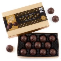 Rogers Chocolates - 72% Dark Chocolate Truffles Box, 150 Gram