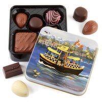 Roger's Chocolates - Waterfront Ride Small Square Tin, 90 Gram