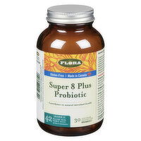 Flora - Super 8 Plus Probiotic, 30 Each