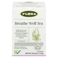 Flora - Breathe Well Tea, 16 Each