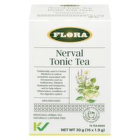 Flora - Nerval Tonic Tea, 16 Each