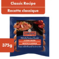 SCHNEIDERS - Naturally Hardwood Smoked Classic Recipe Sausage, 375 Gram